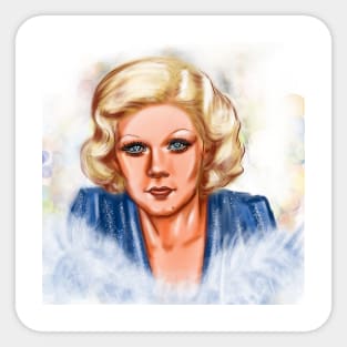 Jean Harlow Sticker